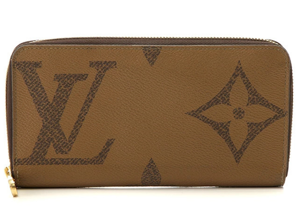 LOUIS VUITTON Long Wallet Zippy Monogram Giant Reverse